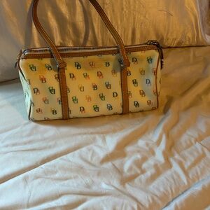 Dooney & Bourke Colorful Logo Satchel